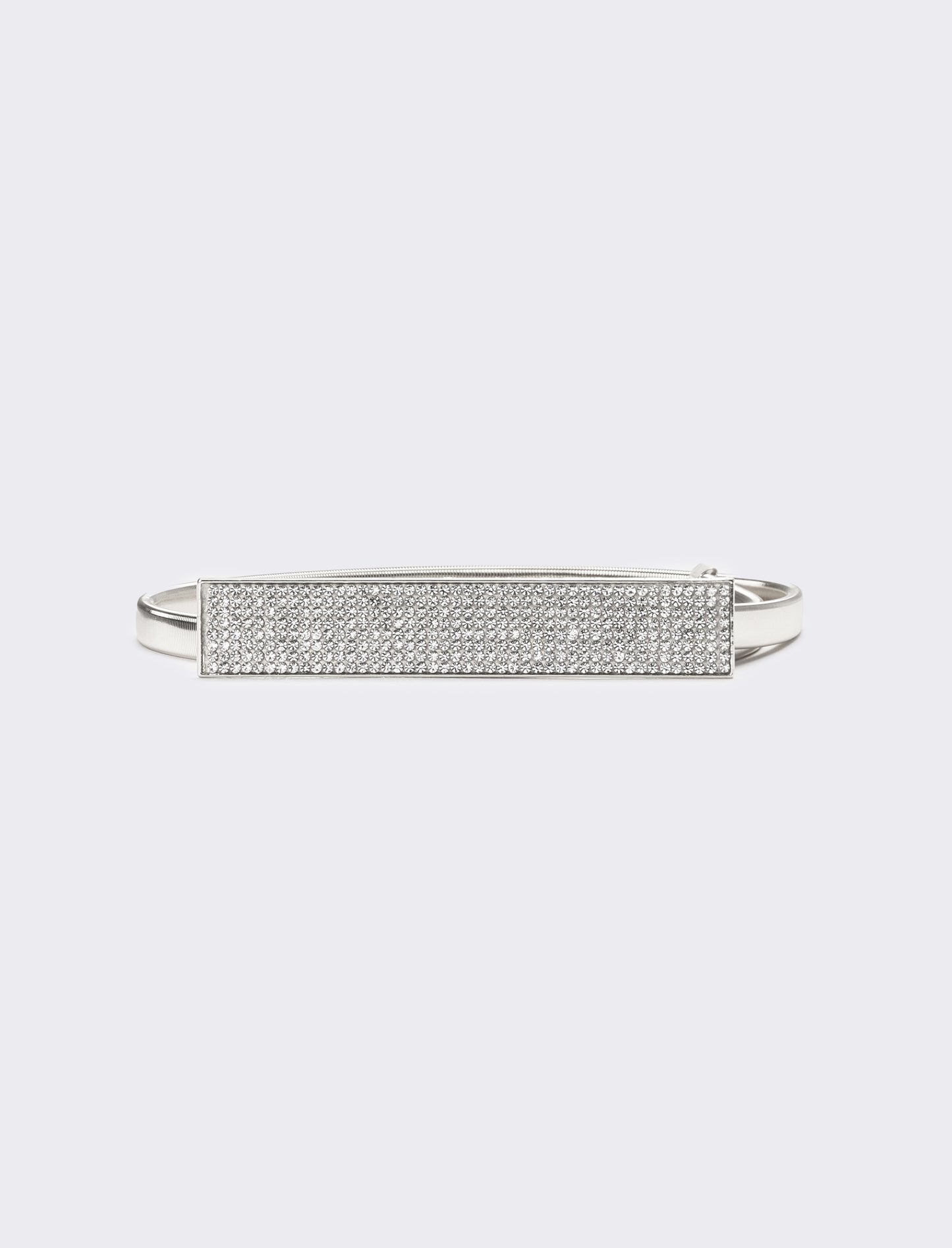 Cintura donna in metallo elastica - Argento