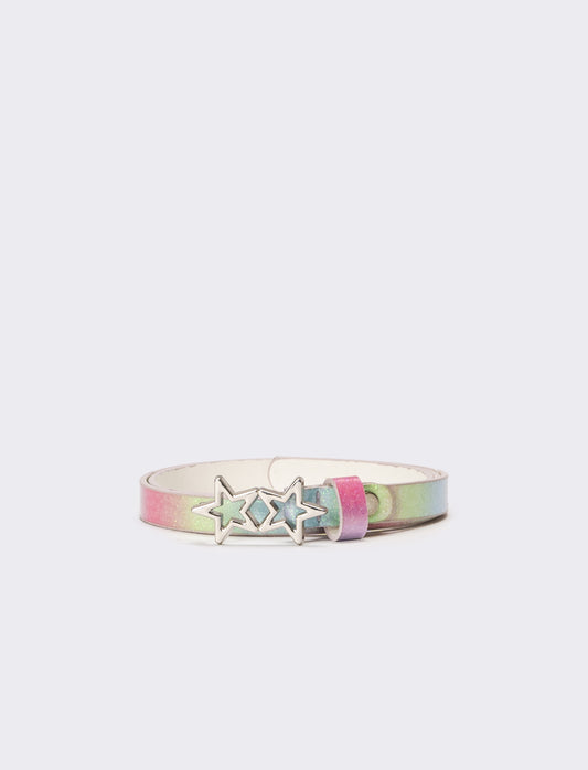 Cintura bambina liscia lurex - Multicolore
