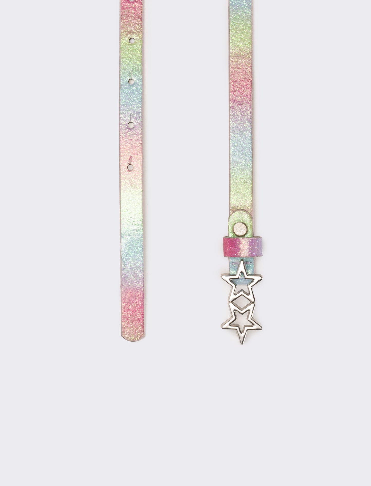 Cintura bambina liscia lurex - Multicolore
