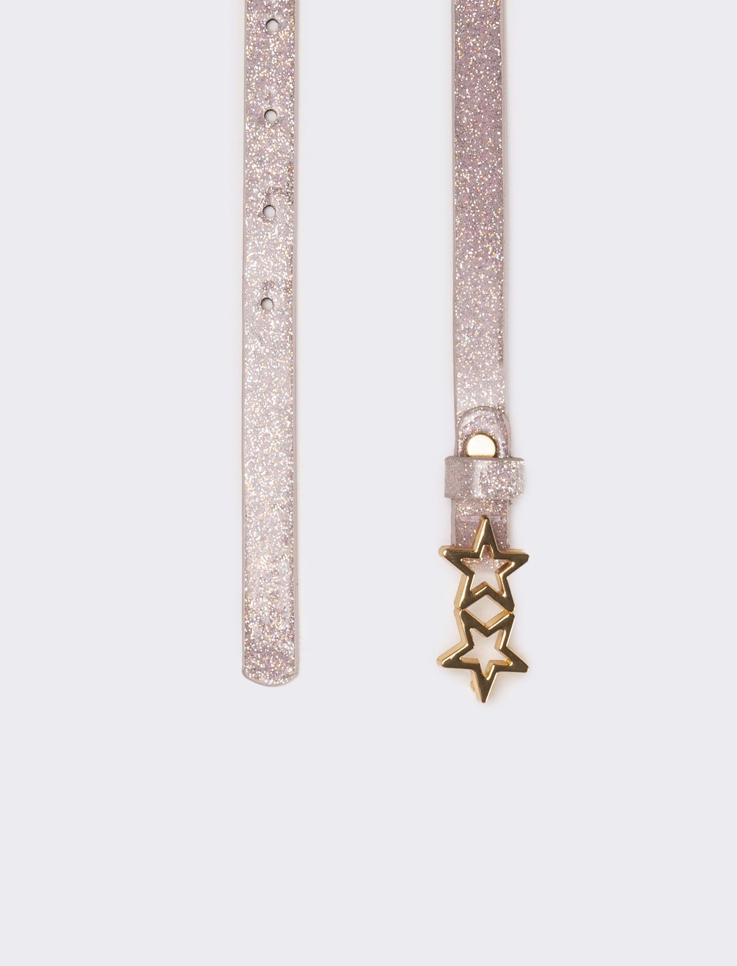 Cintura bambina liscia lurex - Rosa