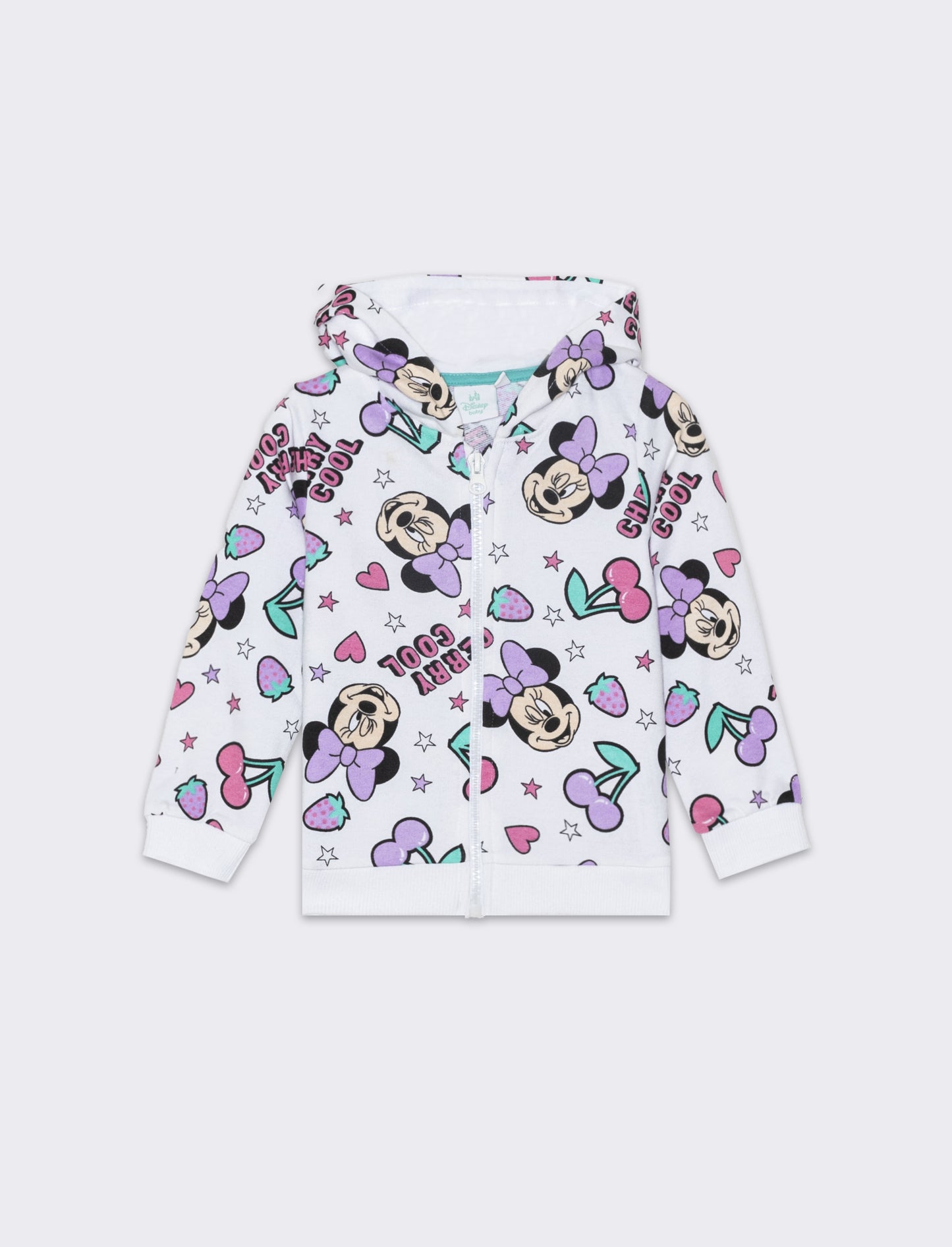Felpa Minnie con cappuccio da neonata - Fantasia