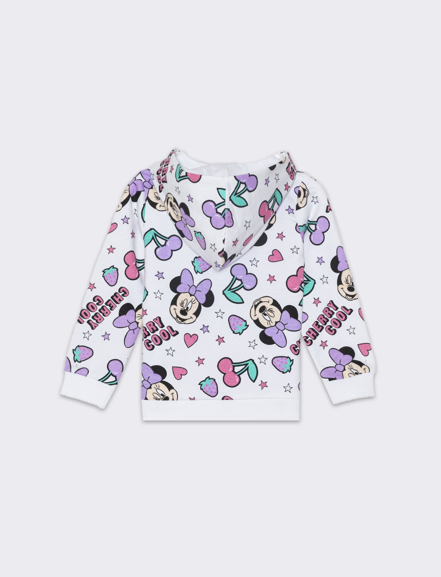 Felpa Minnie con cappuccio da neonata - Fantasia