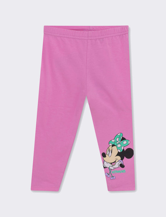 Leggings rosa Minnie da neonata - Rosa