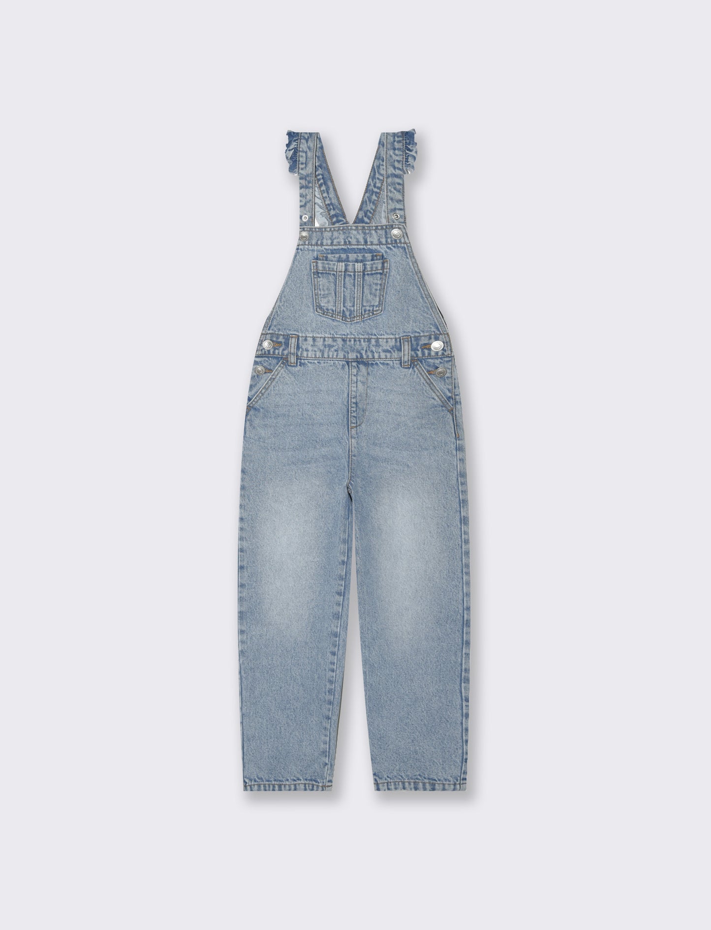 Salopette in denim da bambina - Denim