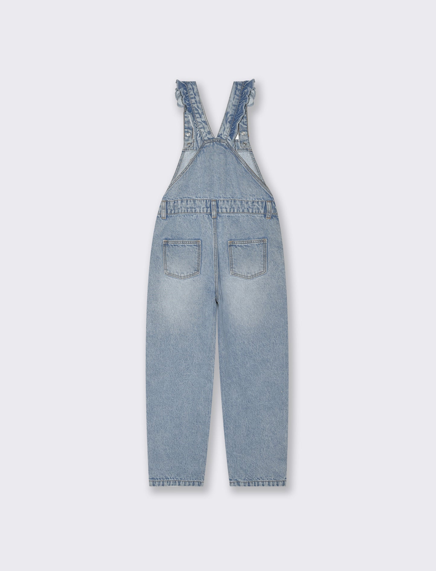 Salopette in denim da bambina - Denim