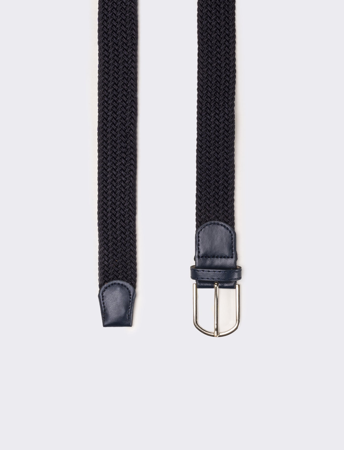 Cintura elastica intrecciata uomo - Blu