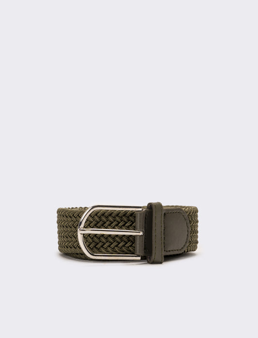Cintura elastica intrecciata uomo - Ve.milit.