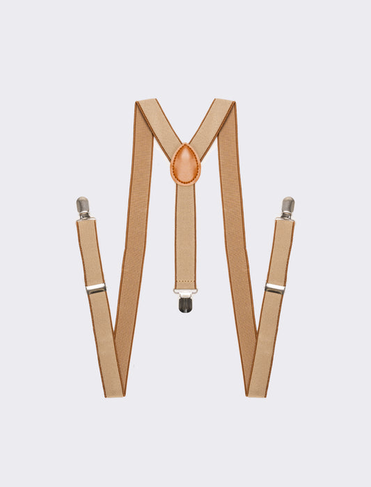 Bretelle uomo fantasia - Beige