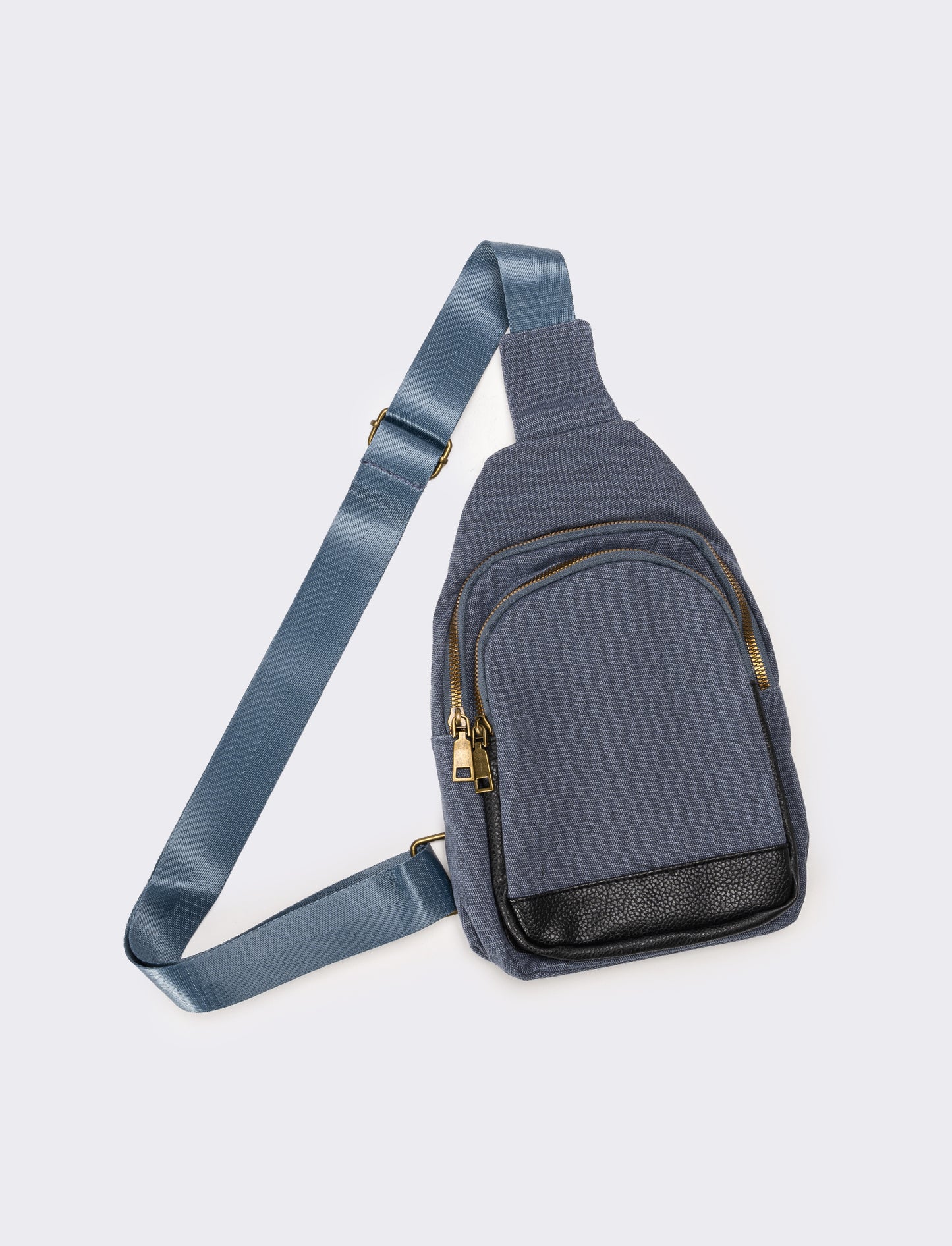 Zaino uomo monospalla - Blu