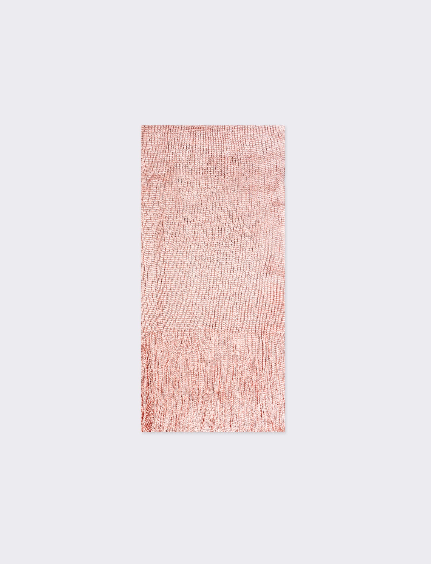 Foulard a rete con lurex  45 x 180 cm donna - Rosa