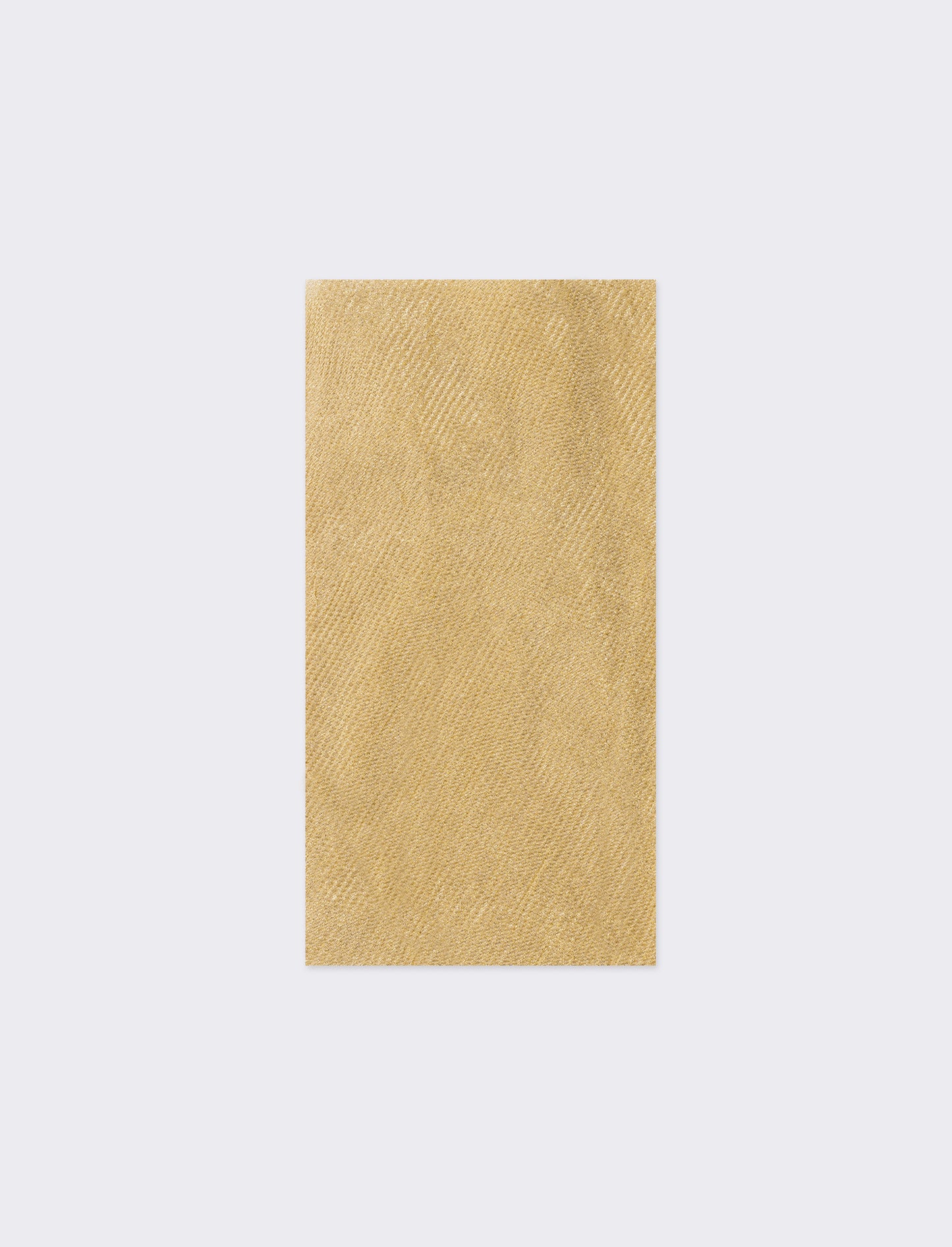 Foulard donna stola plisse effetto metalizzato 70 x 180 cm - Oro