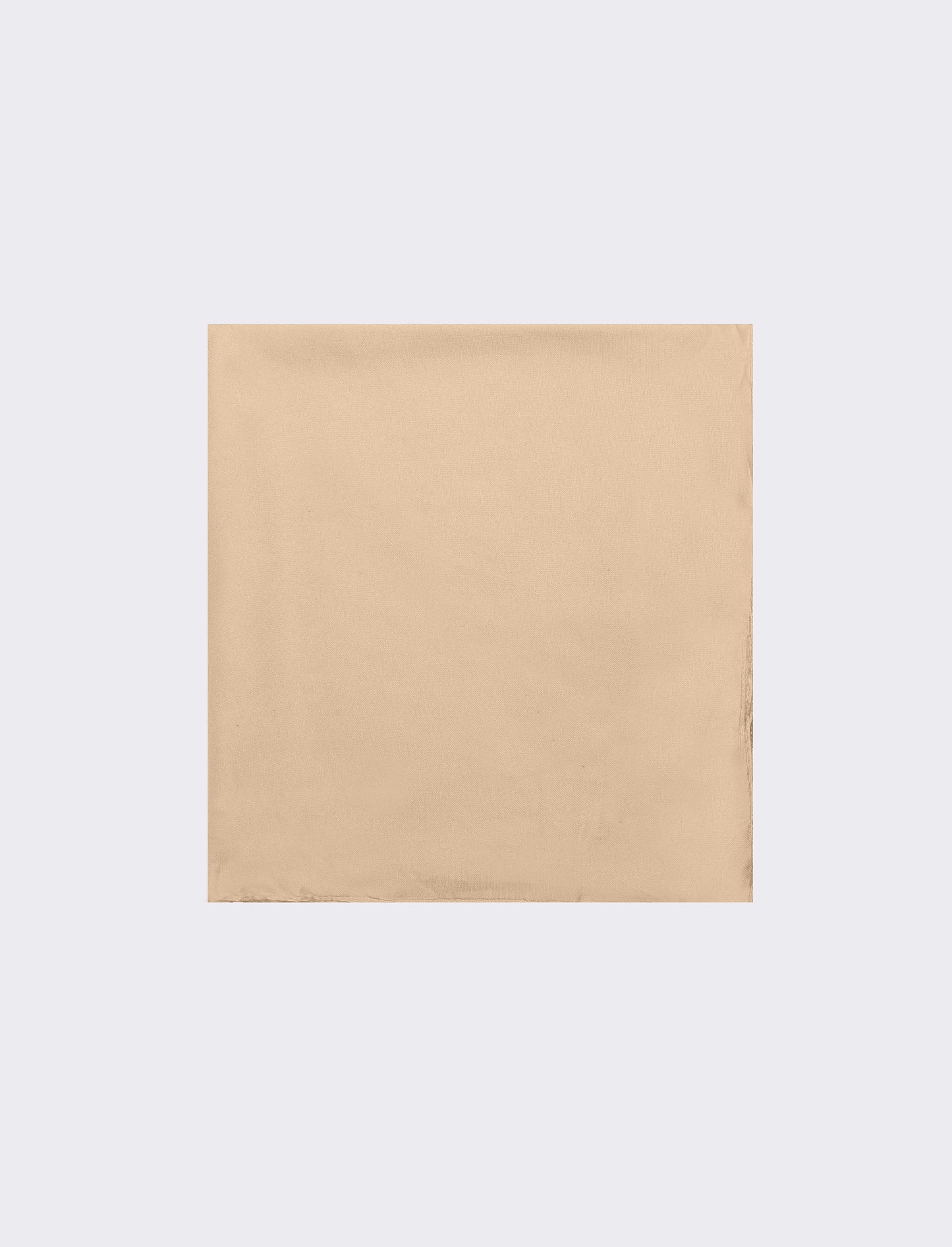 Foulard donna quadrato tinta unita 60 x 60 cm - Beige