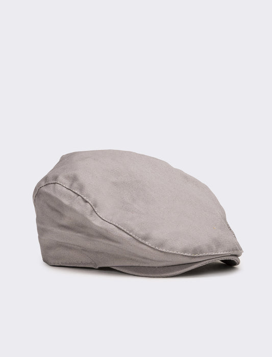 Coppola uomo in tessuto unito - Grigio