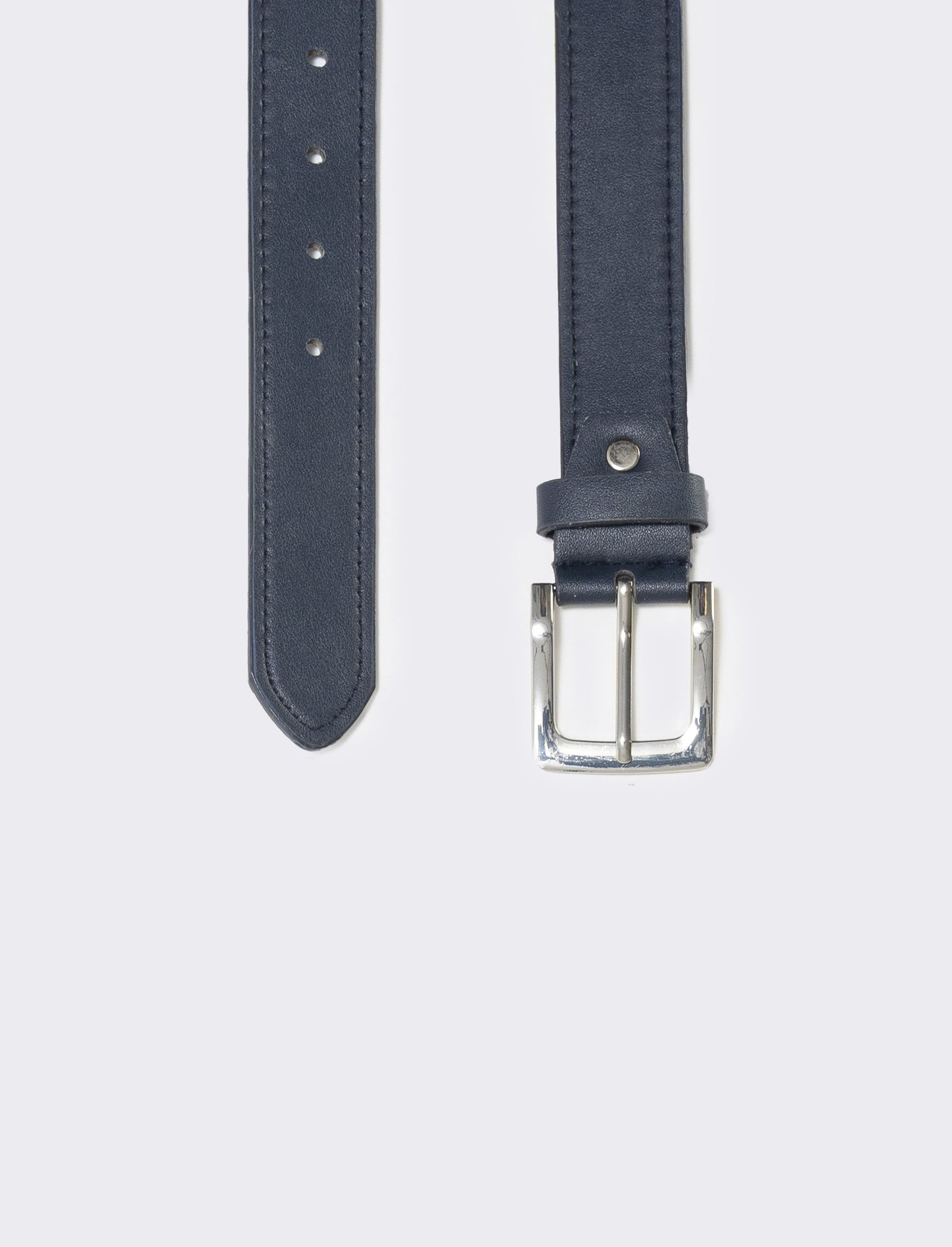 Cintura uomo fibbia 3,5 cm - Blu