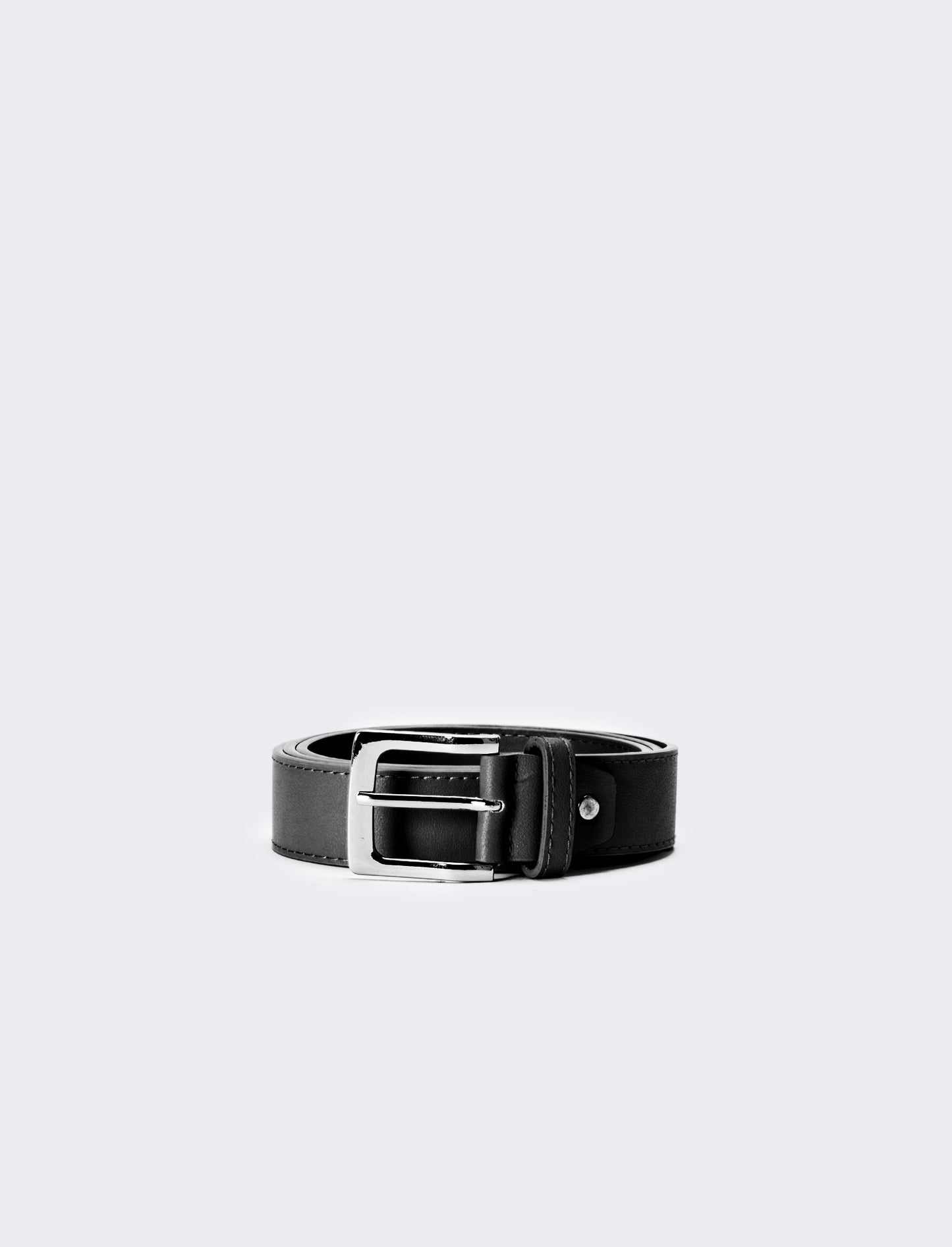 Cintura uomo fibbia 3,5 cm - Nero