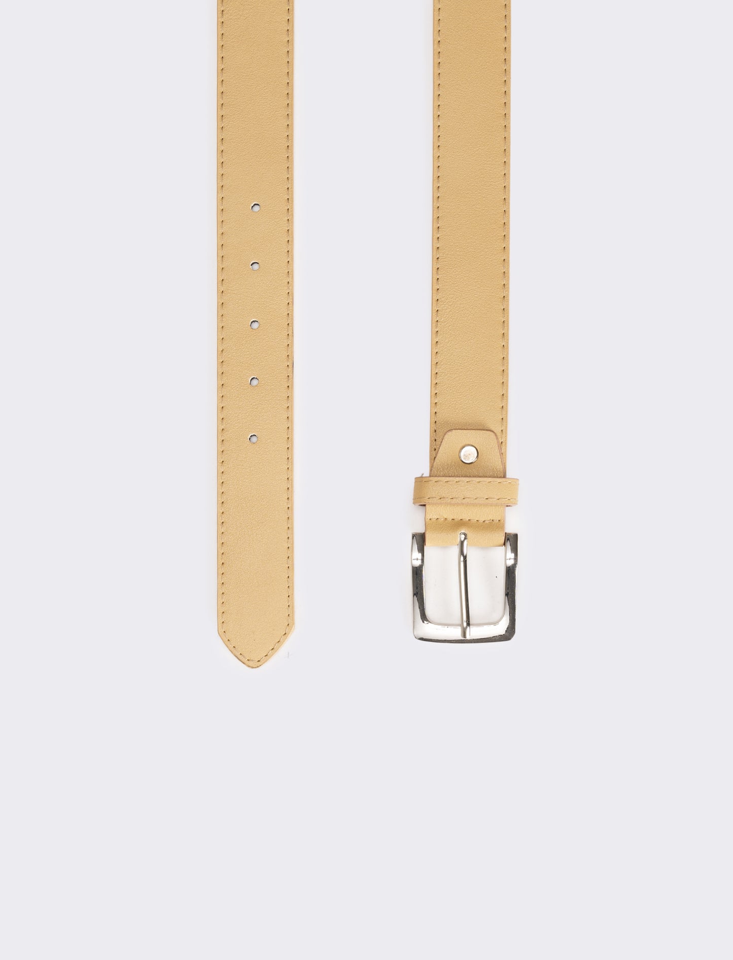 Cintura uomo fibbia 3,5 cm - Beige