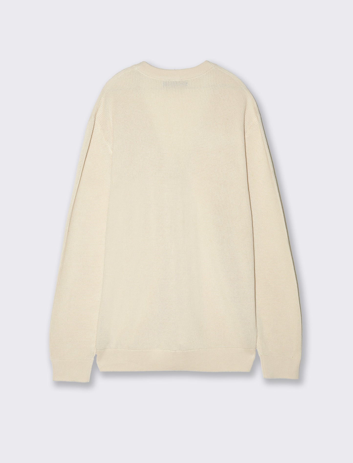 Man's structured cardigan sweater - Beige