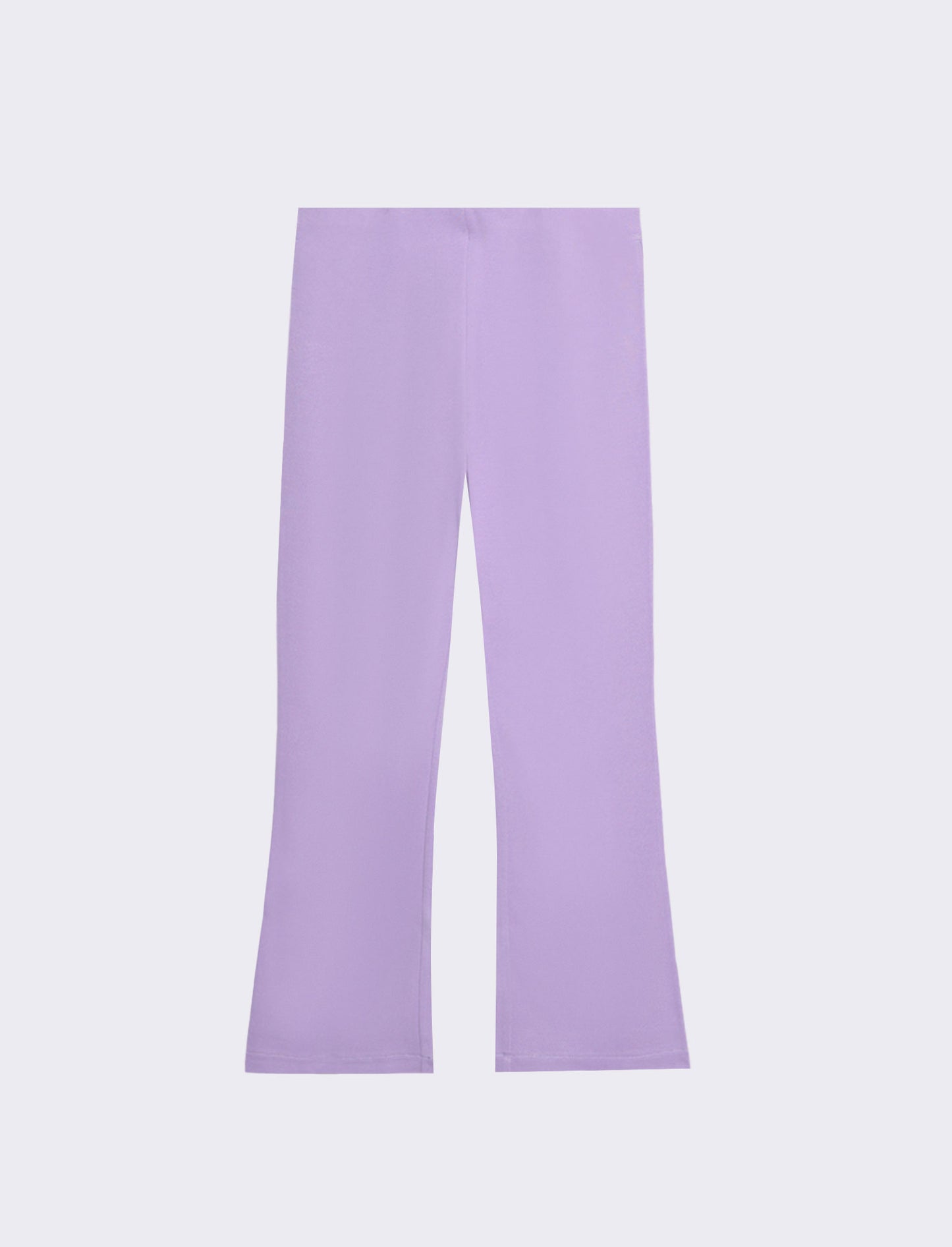 Leggings colorato in punto milano da bambina - Lilla
