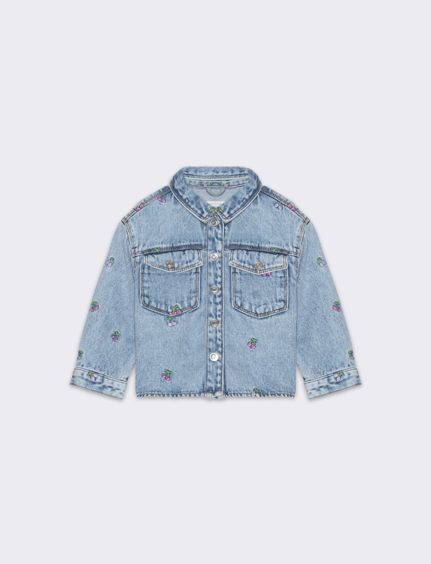 Giacca camicia in denim da neonata - Denim