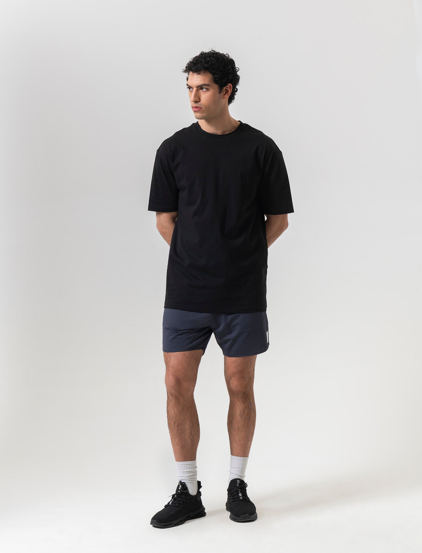 Shorts da allenamento in tessuto tecnico waffle da uomo - Avion
