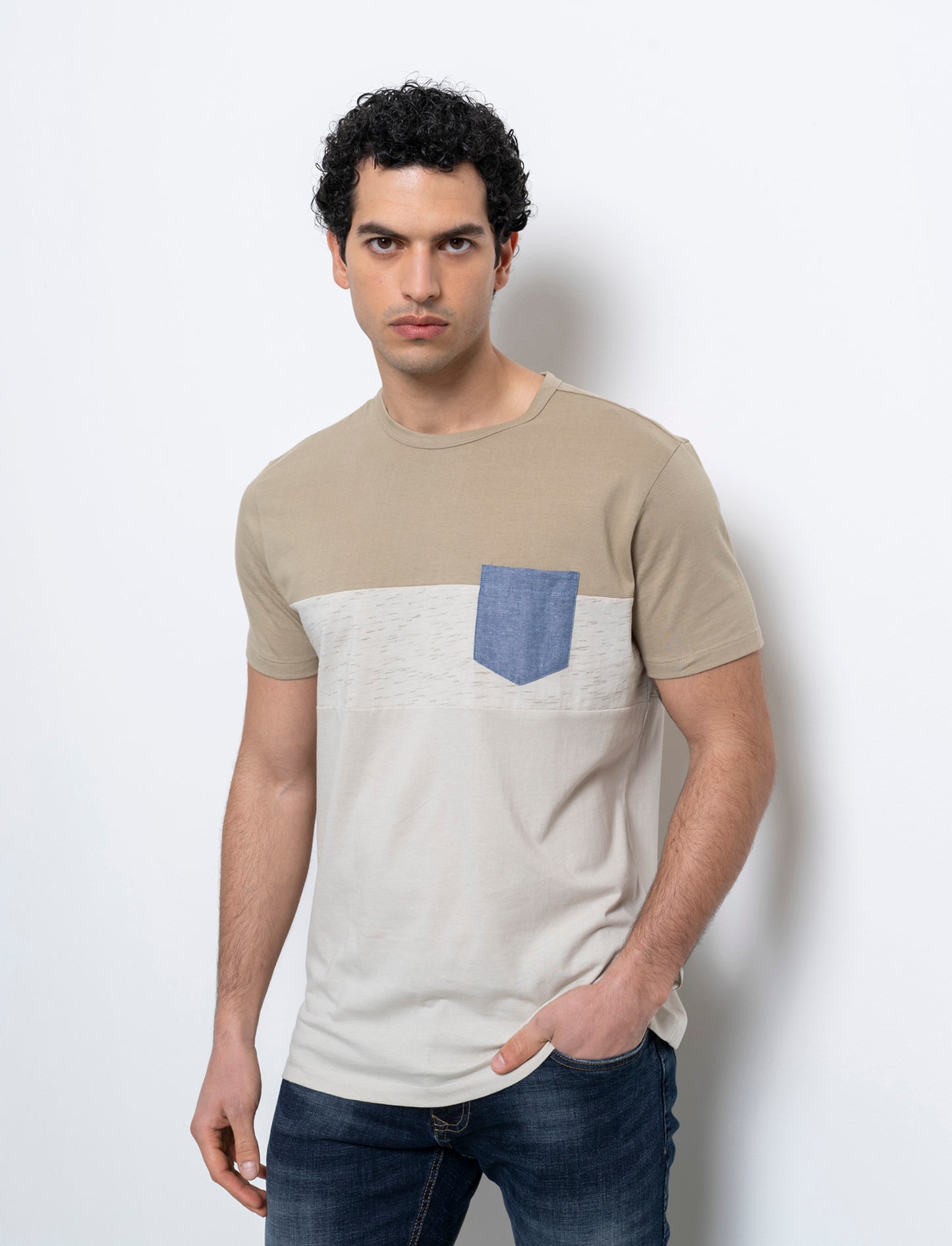 Man's pocket t-shirt for everyday style - Green