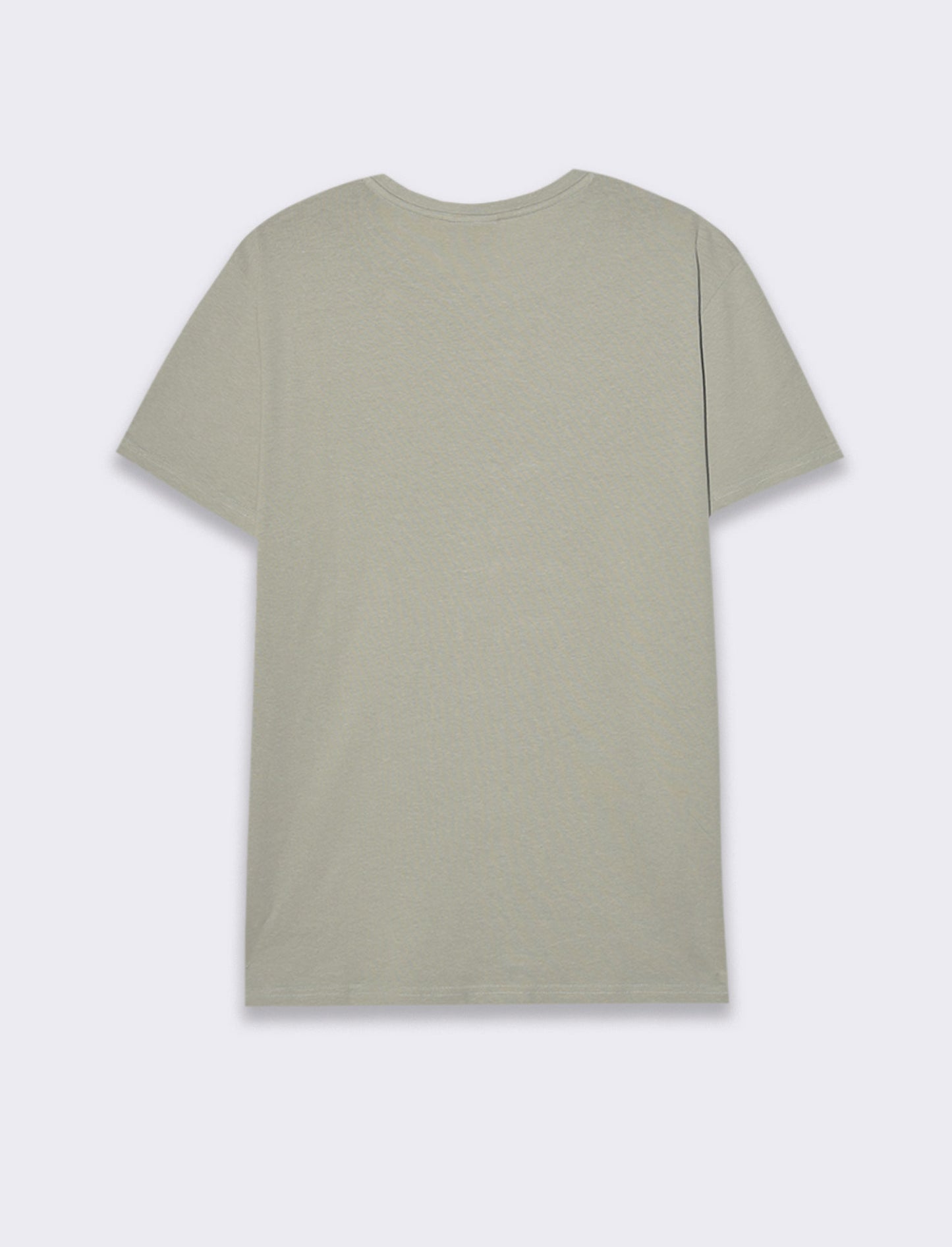T-shirt in cotone con stampa da uomo - Verde