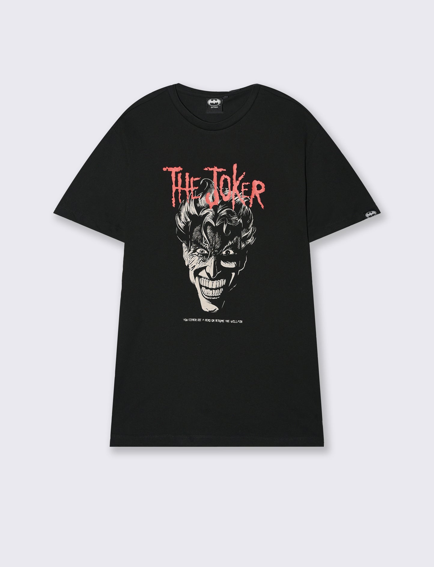 T-shirt stampa joker da uomo - Rosso