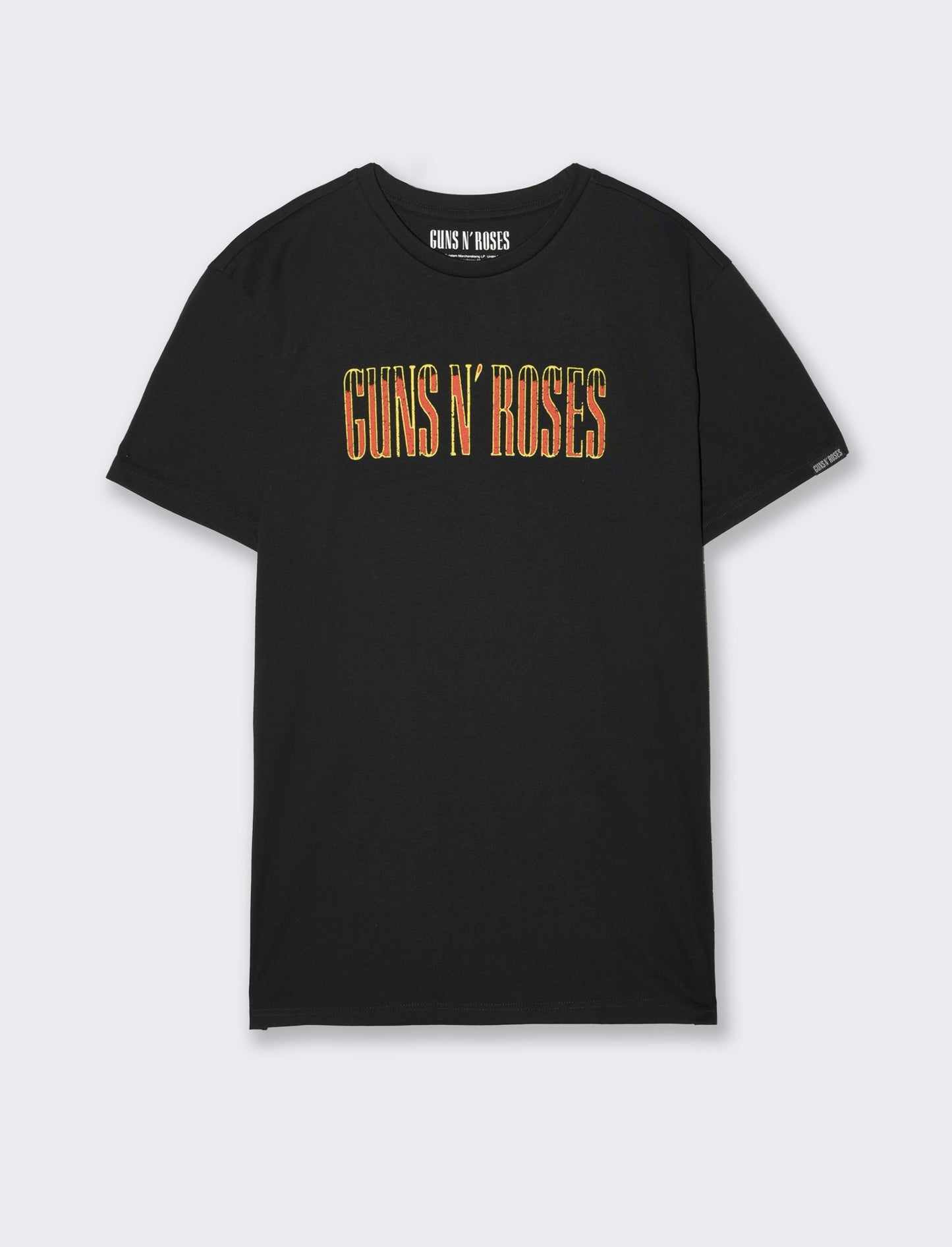 T-shirt stampa guns n' roses da uomo - Nero
