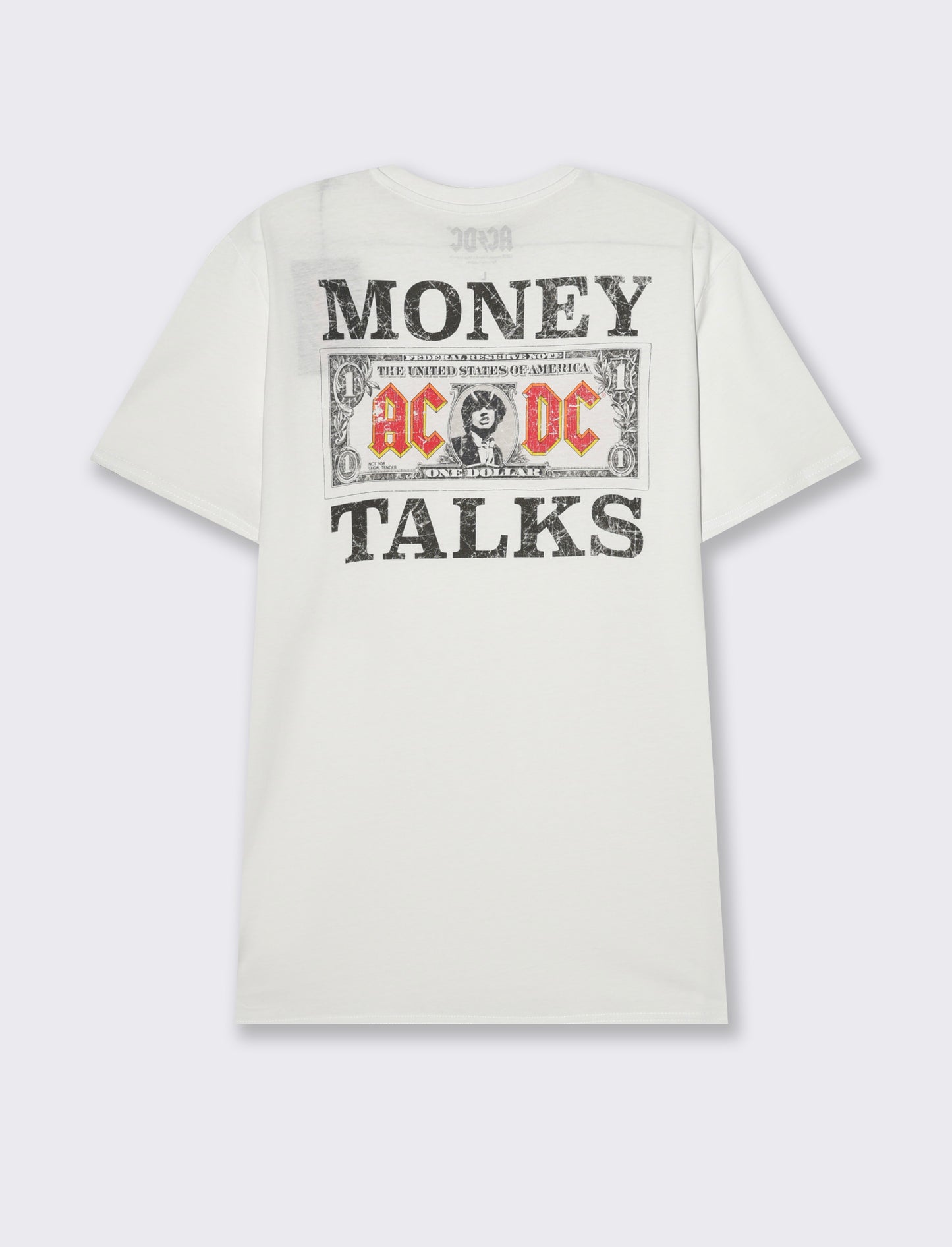 T-shirt stampa acdc da uomo - Bianco