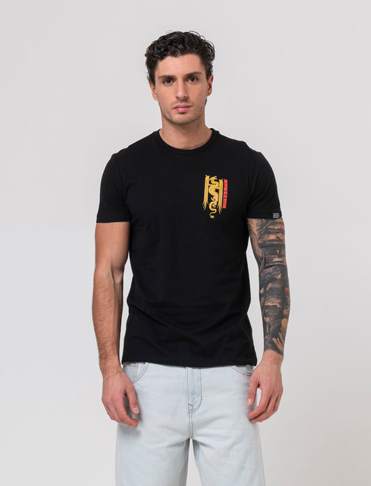 T-shirt stampa dungeonsanddragons/houseofdragon da uomo - Nero