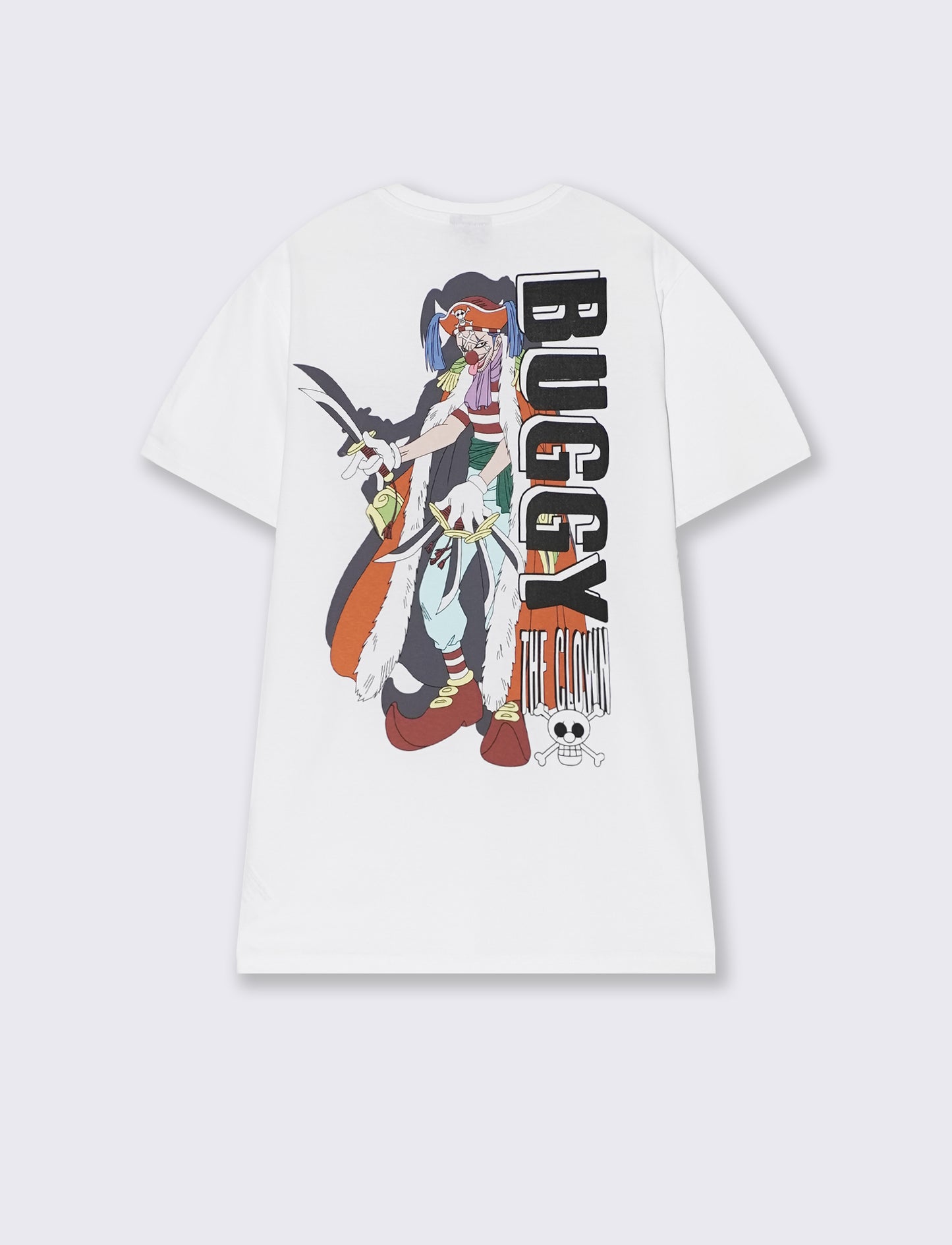 T-shirt stampa one piece da uomo - Bianco