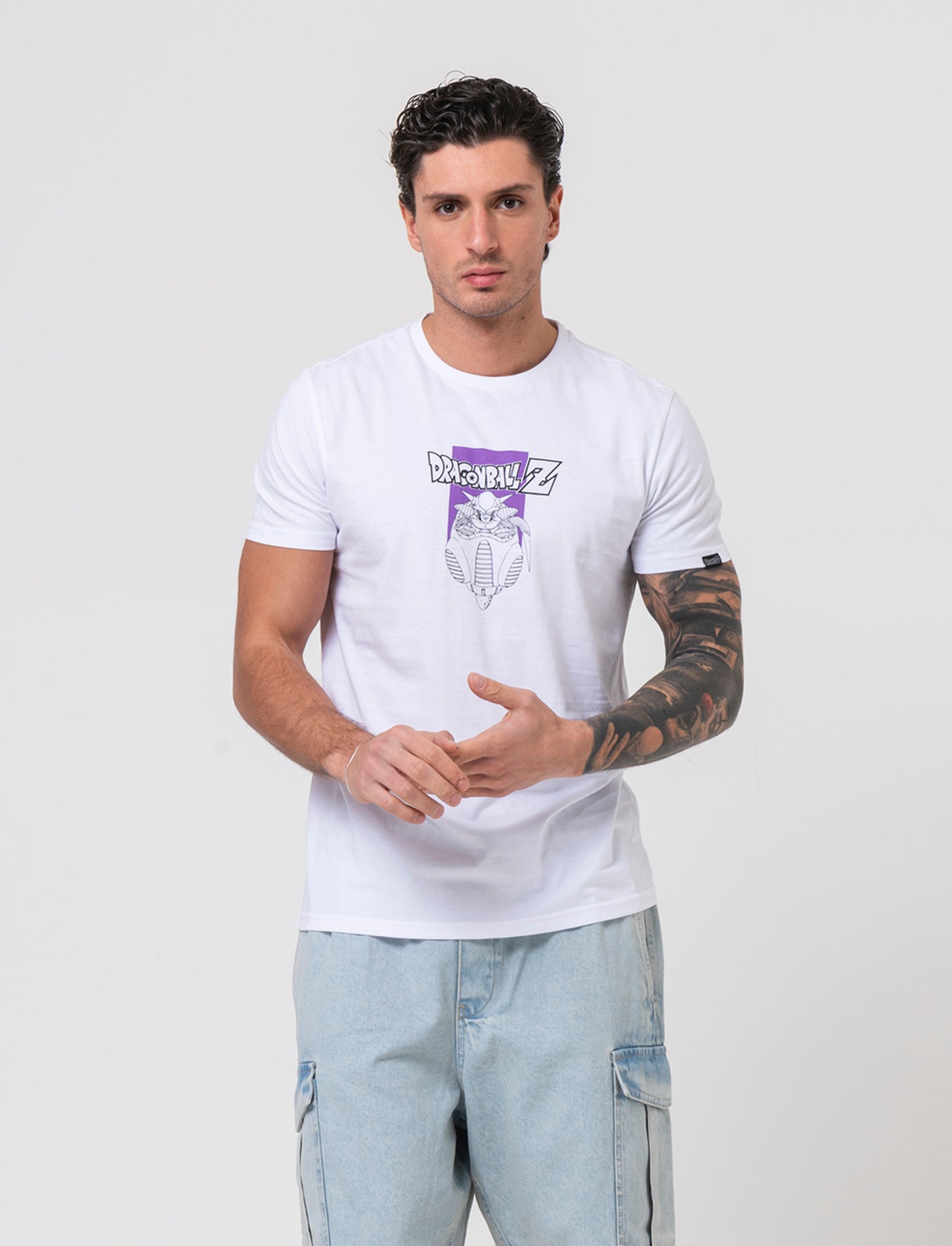 T-shirt stampa dragon ball da uomo - Bianco