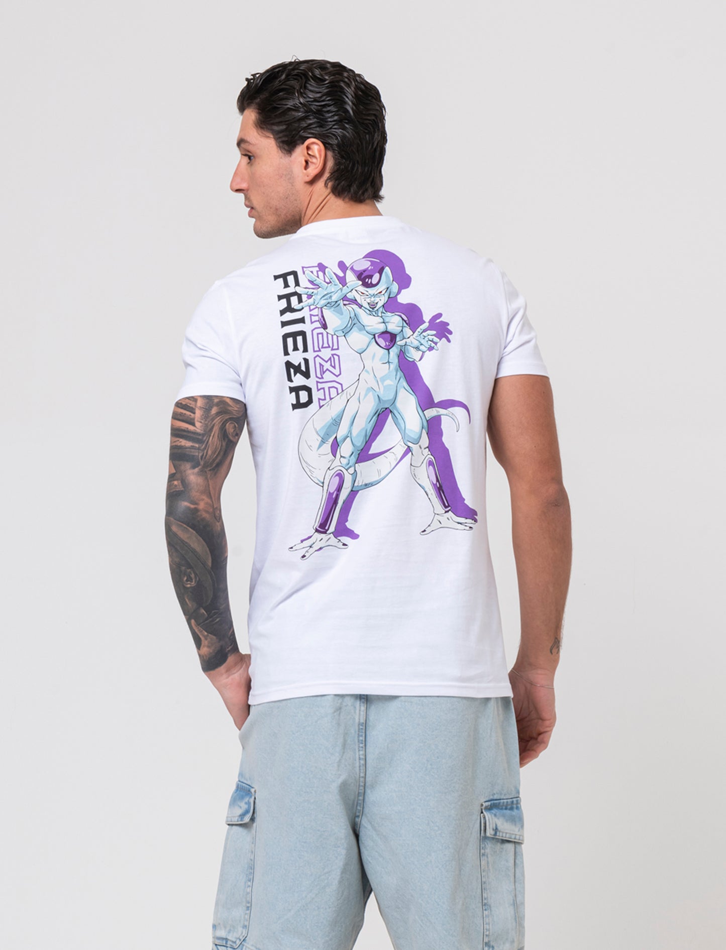 T-shirt stampa dragon ball da uomo - Bianco