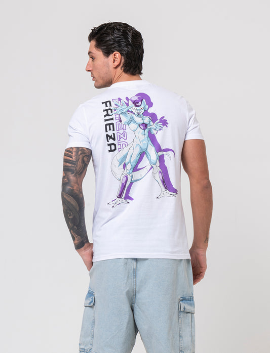 T-shirt stampa dragon ball da uomo - Bianco