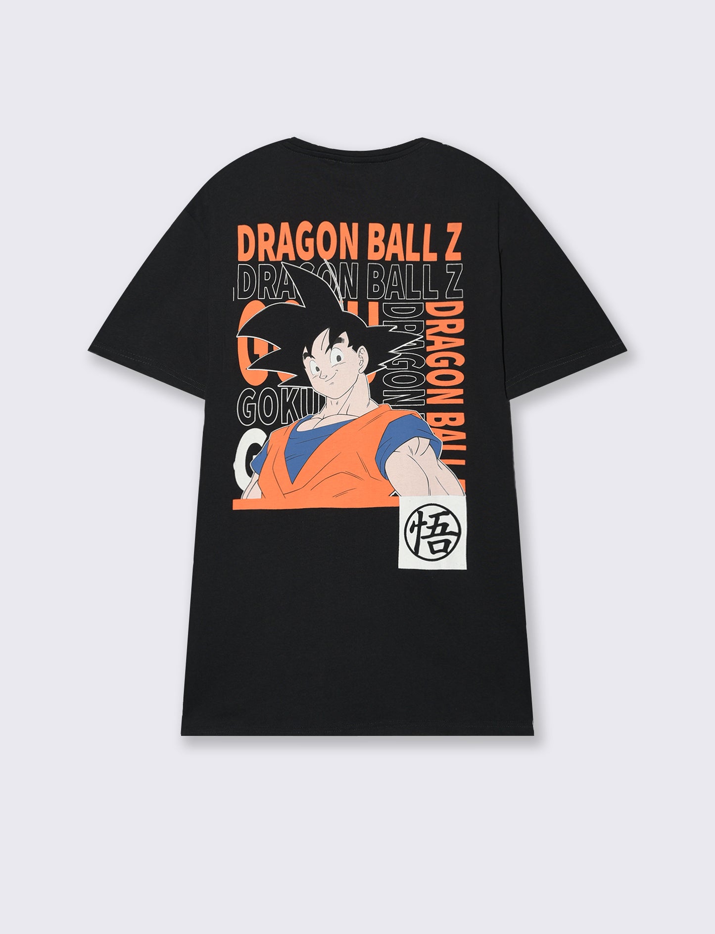 T-shirt stampa dragon ball da uomo - Nero