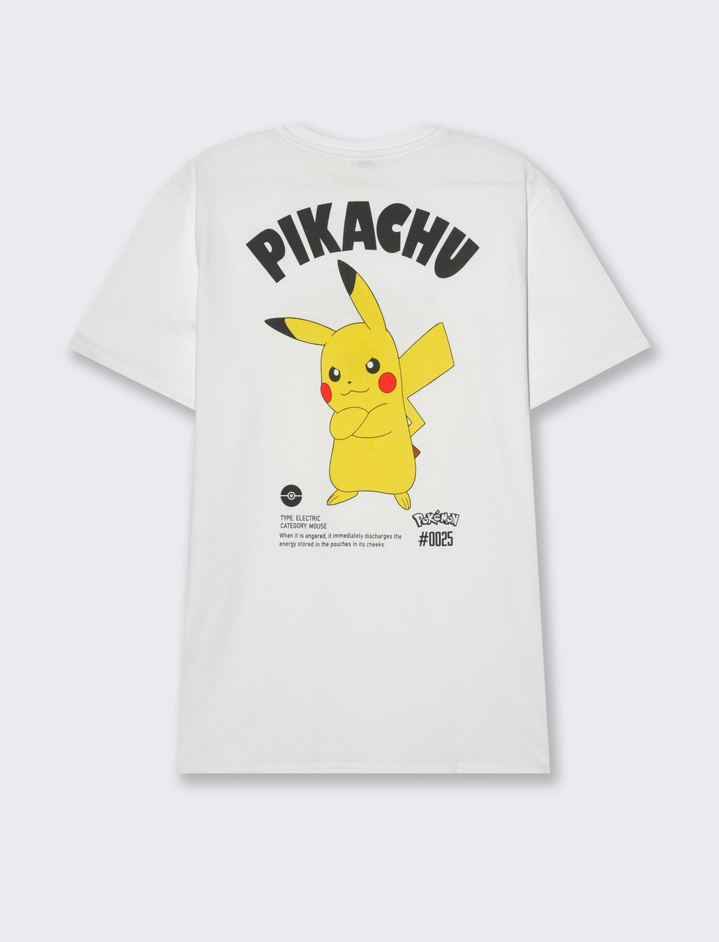 T-shirt stampa pokemon da uomo - Bianco
