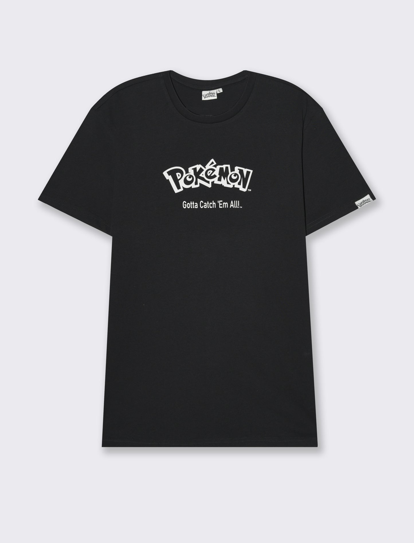 T-shirt stampa pokemon da uomo - Nero