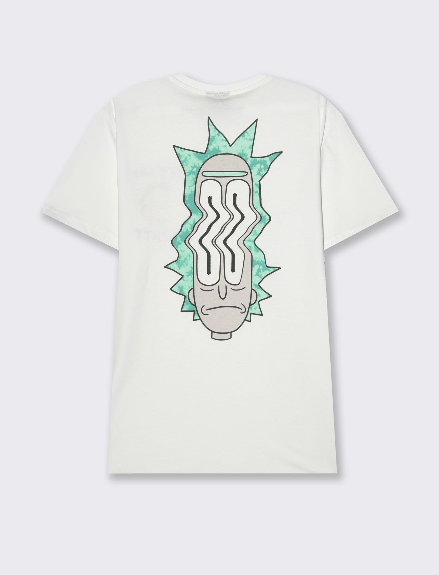 T-shirt stampa rick and morty da uomo - Bianco