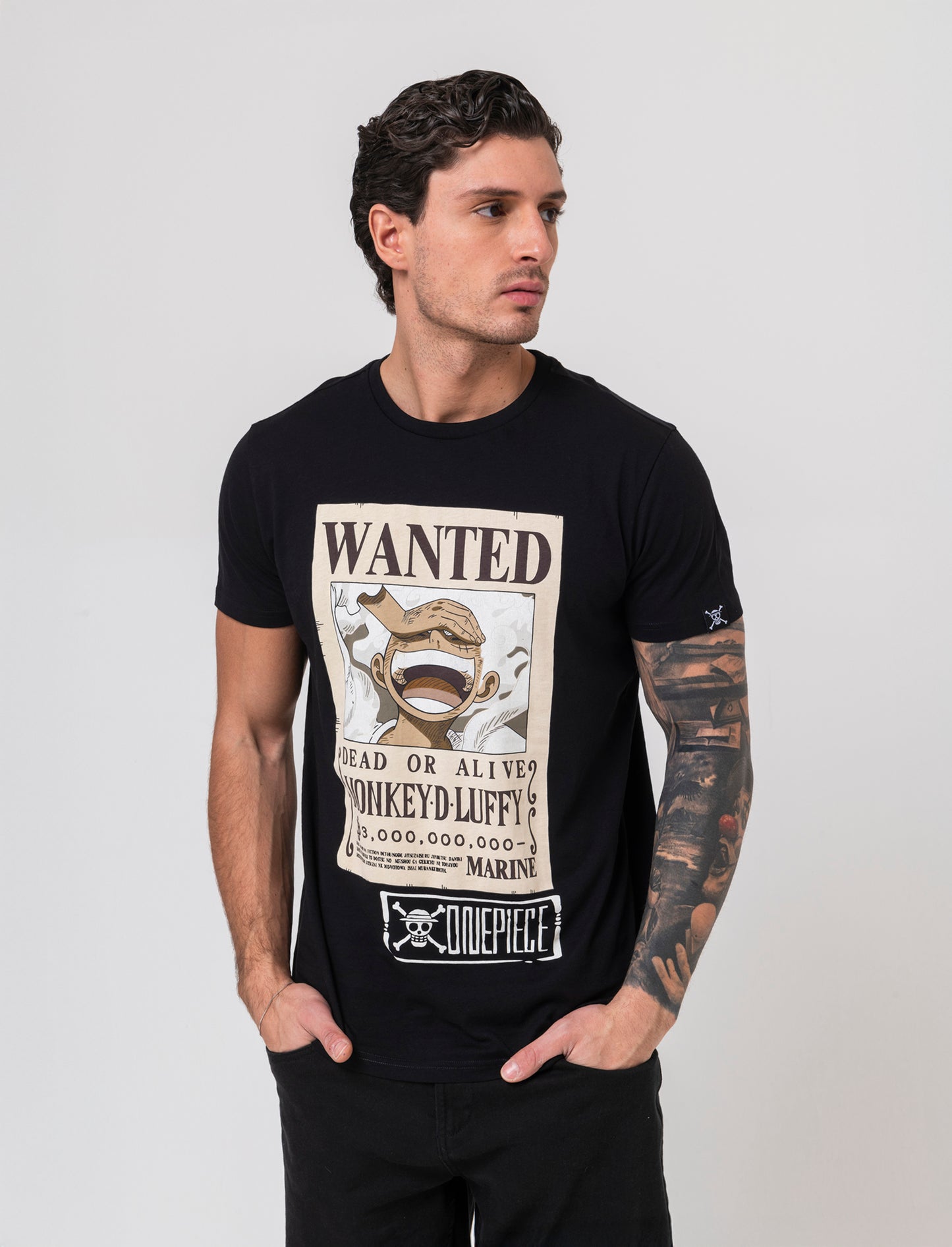 One Piece print t-shirt - Black