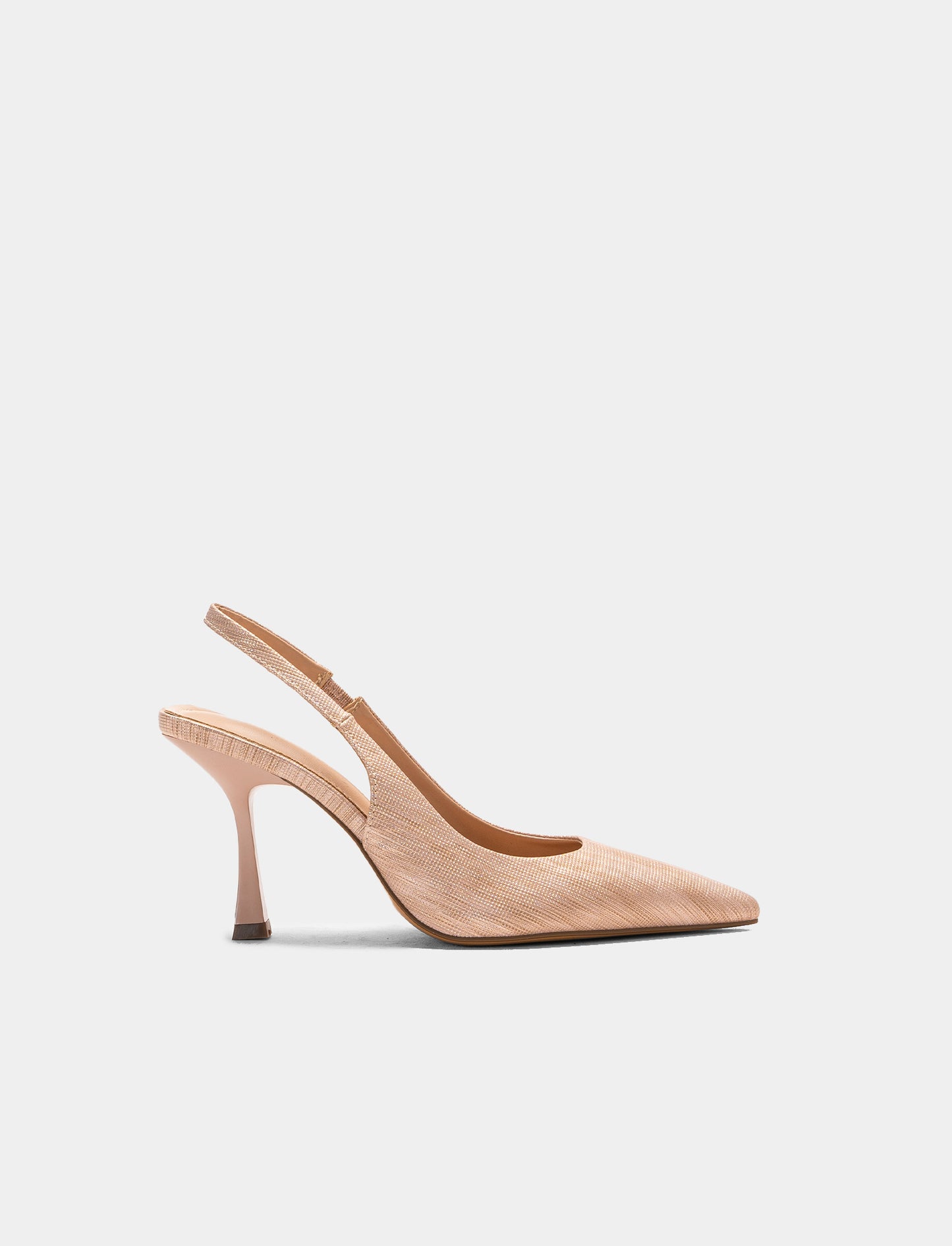 Slingback da donna laminato - Rosa