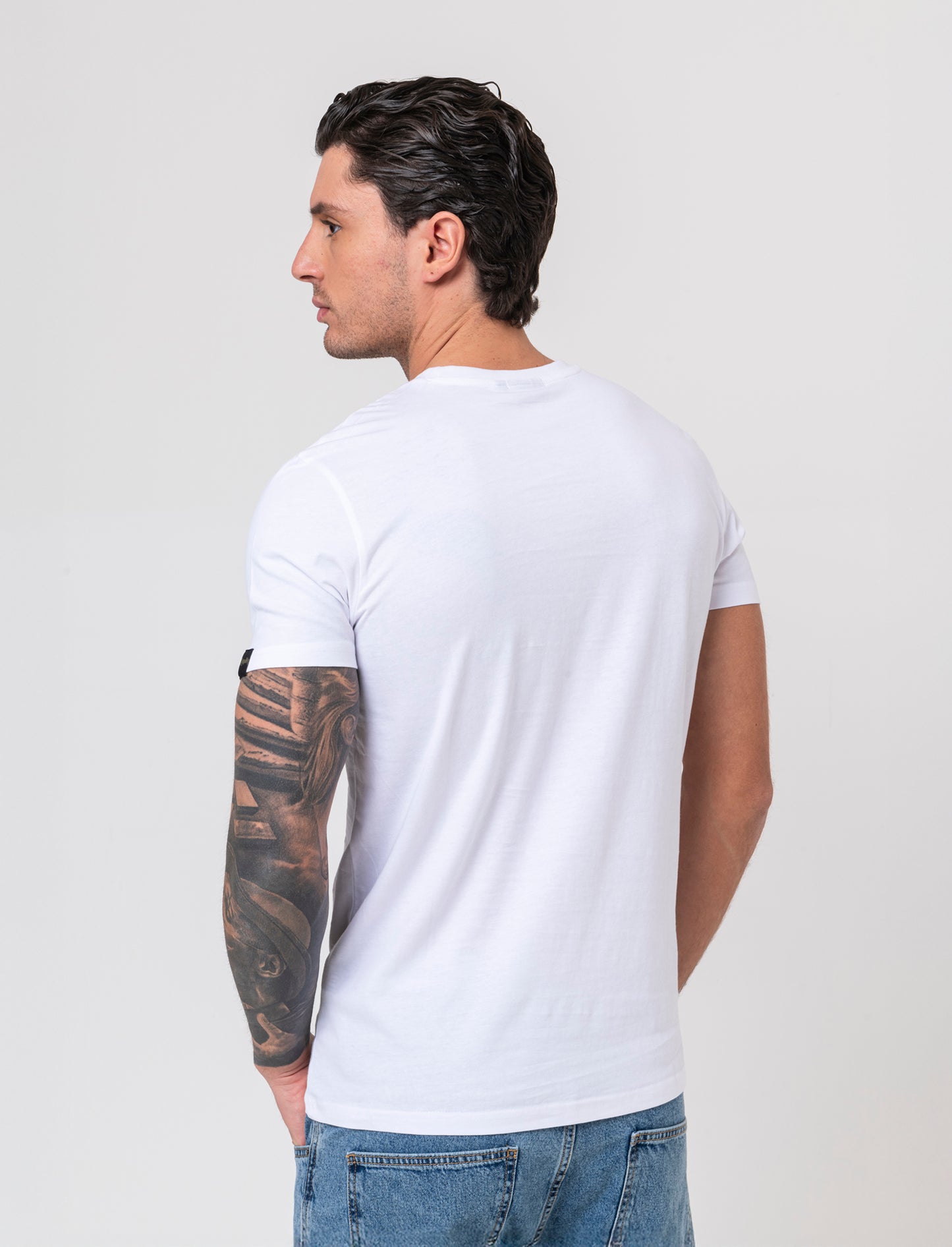T-shirt stampa jujutsu kaisen da uomo - Bianco