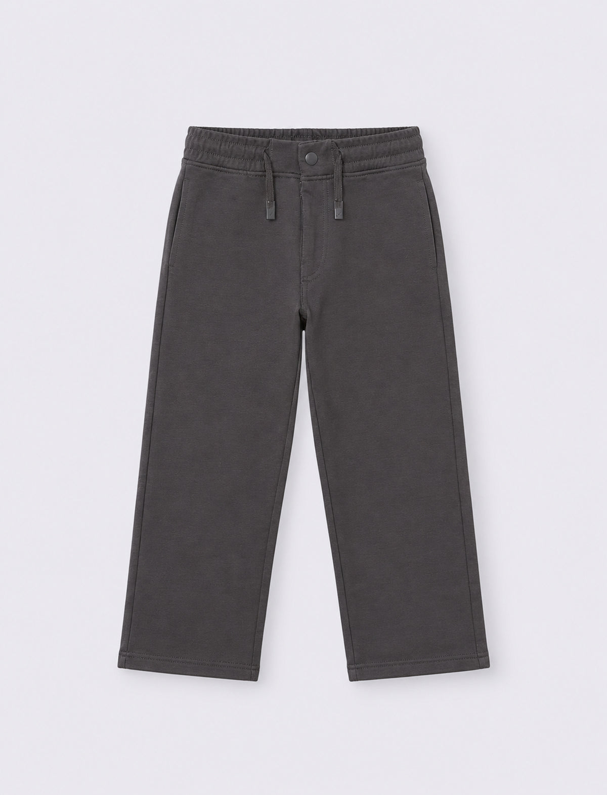 Pantalone chino con coulisse in vita - Grigio piombo