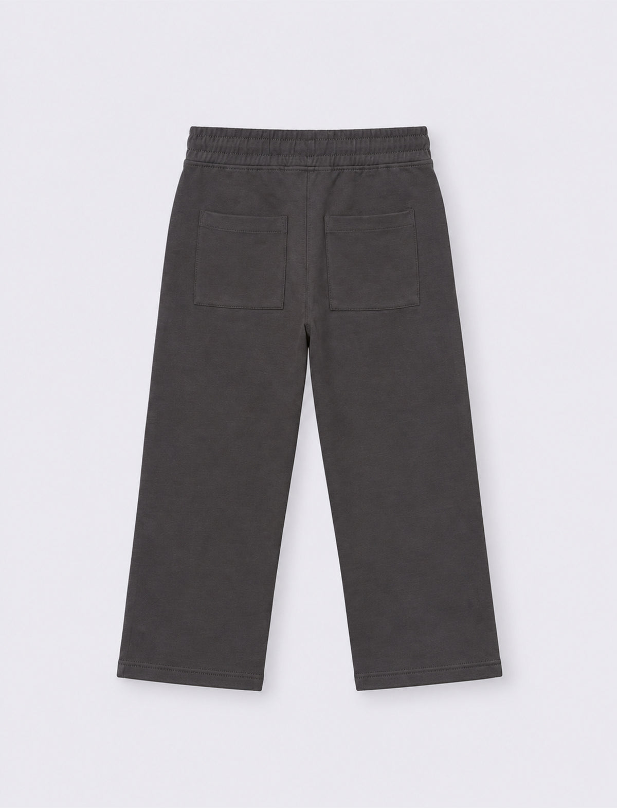 Pantalone chino con coulisse in vita - Grigio piombo