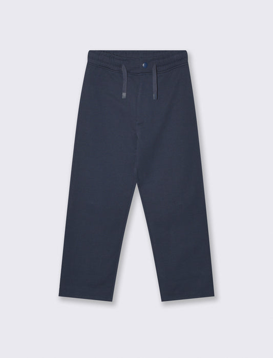 Pantalone chino con coulisse in vita - Blu