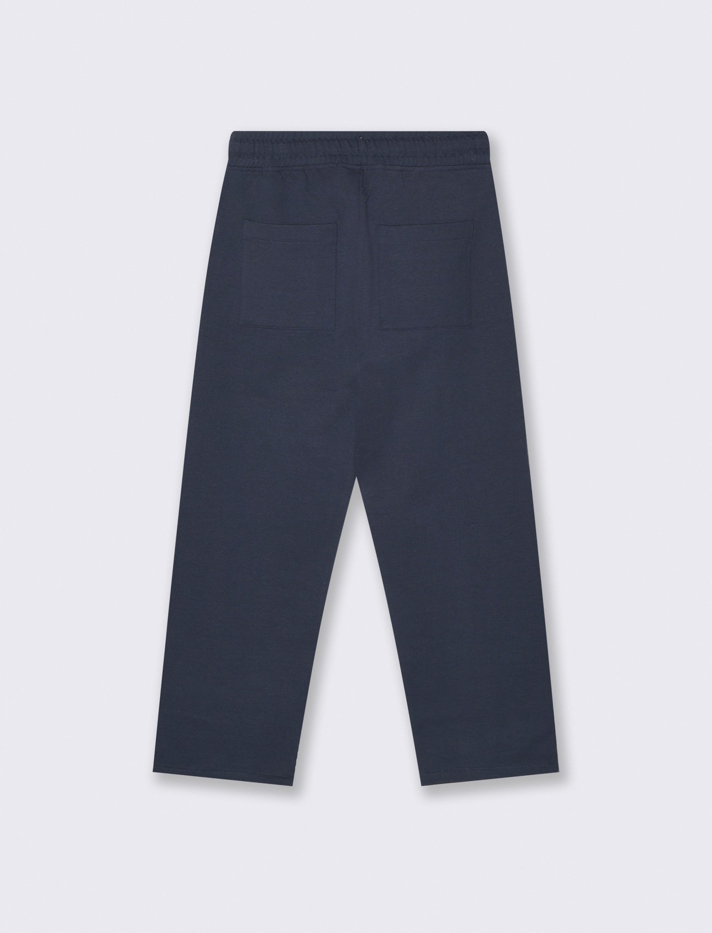 Pantalone chino con coulisse in vita - Blu