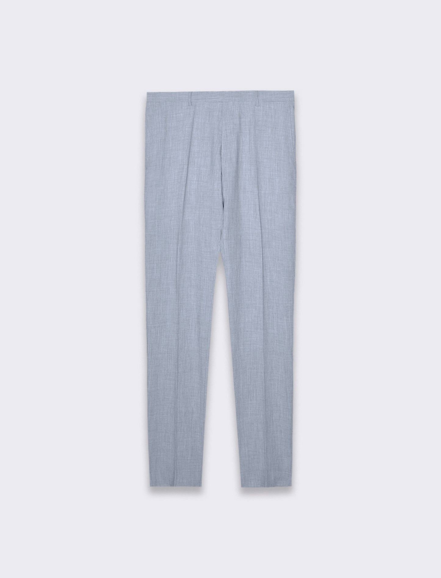 Pantaloni da completo effetto lino da uomo - Blu
