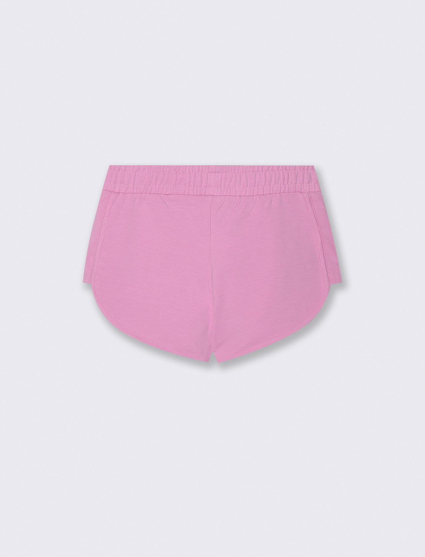 Short sportif en french terry avec impression - Pink