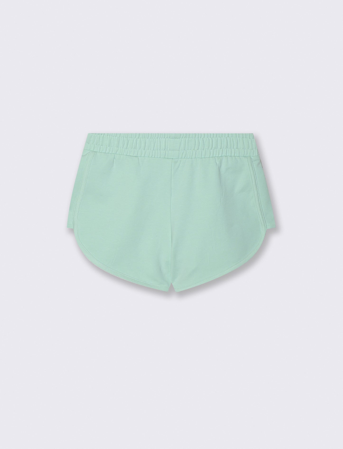 Short sportif en french terry avec impression - Green