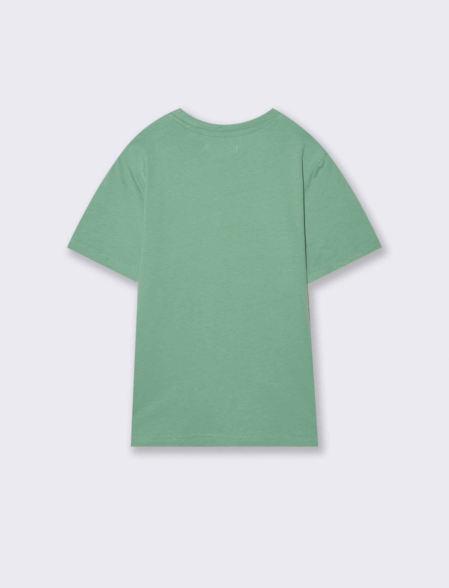 T-shirt con stampa frontale - Verde mela