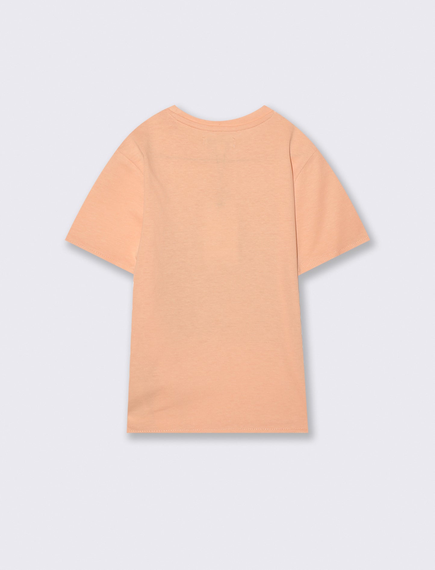 T-shirt con stampa frontale estate. - Pesca